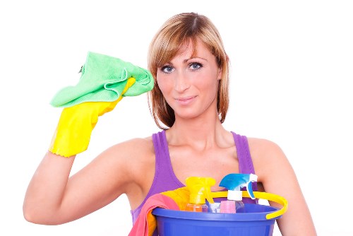Carpet cleaning team using eco-friendly waste sorting methods in Watford