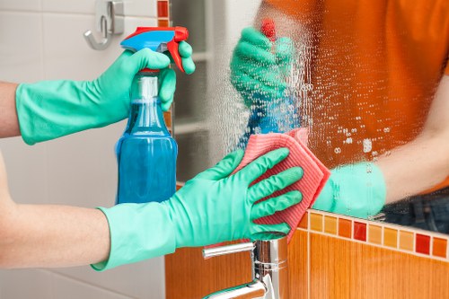 Facade cleaning service improving a building exterior in Watford