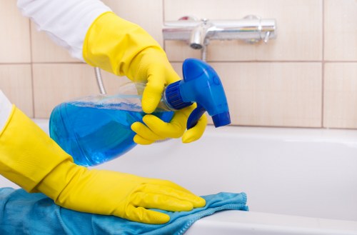 Office cleaning services in Watford reception area
